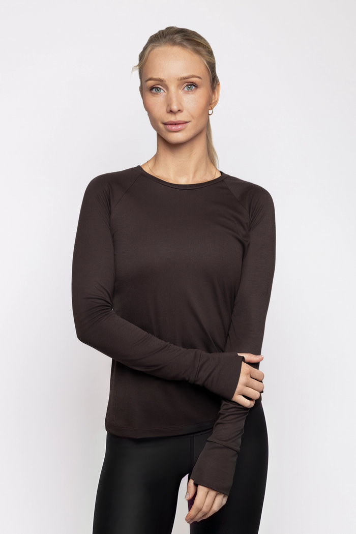LUX Long-Sleeve Tencel Top