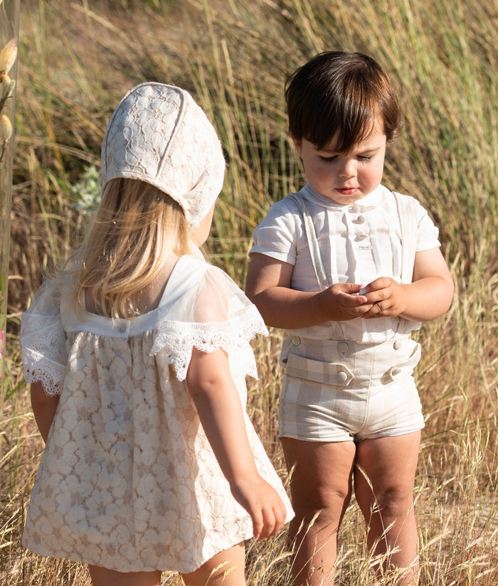 Maca 2-piece Beige Set