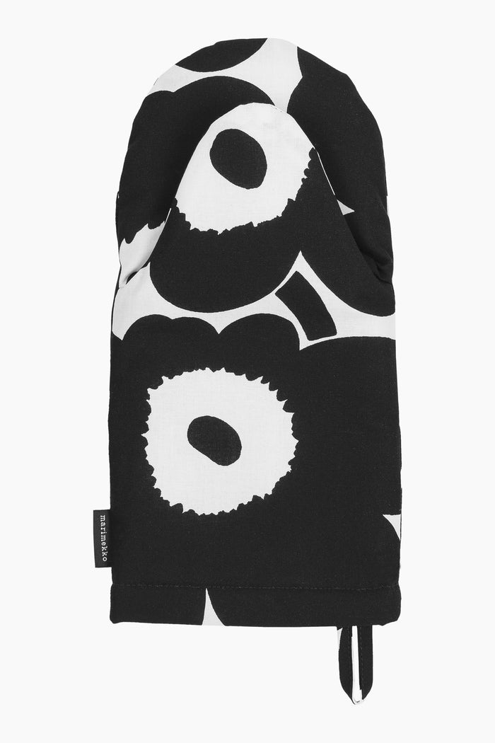 Marimekko Pieni Unikko Black Oven Mitt