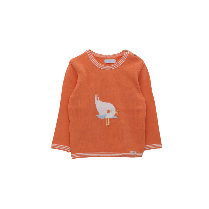 Mario Birds Orange Sweater