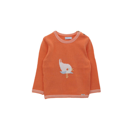 Mario Birds Orange Sweater