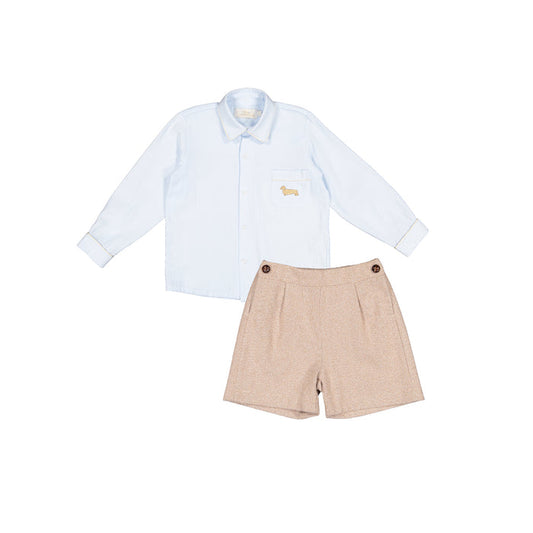 Mariso Dachshund Boy 2-piece set