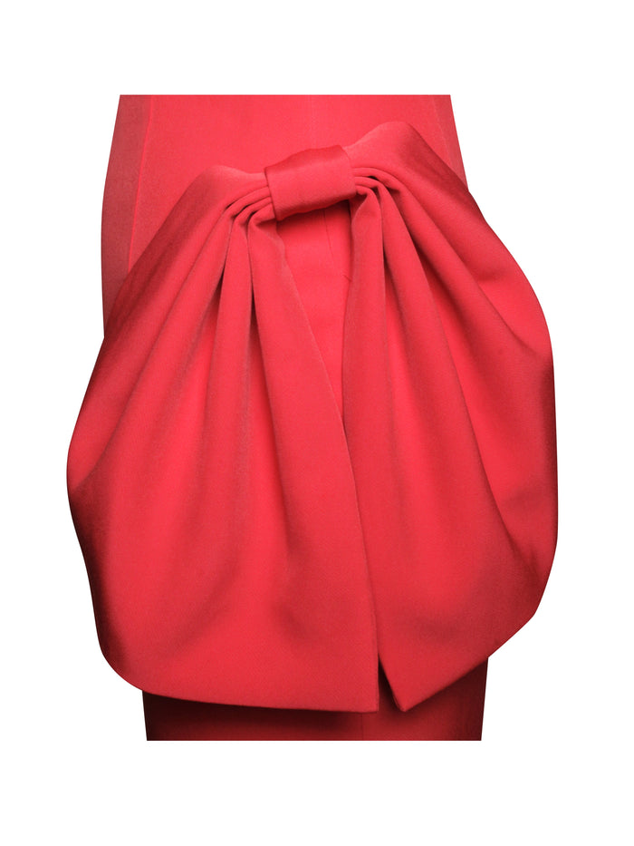 Martha Bow Open Back Maxi Dress