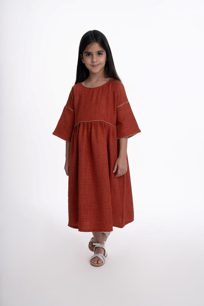 Marwa Linen Kaftan Kids