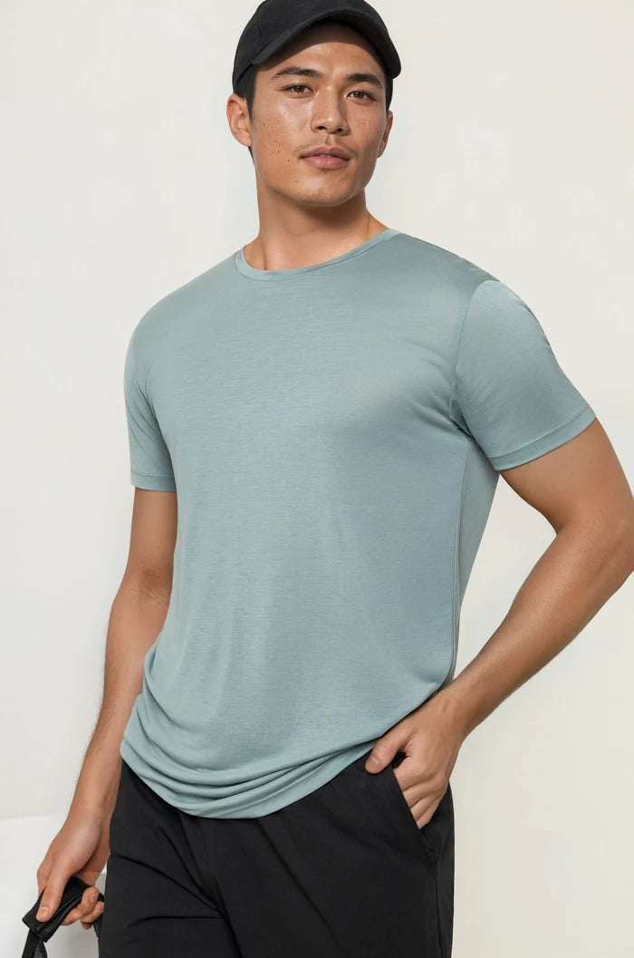 Men's AER Natural Performance Tencel T-Shirt / Regular-Long