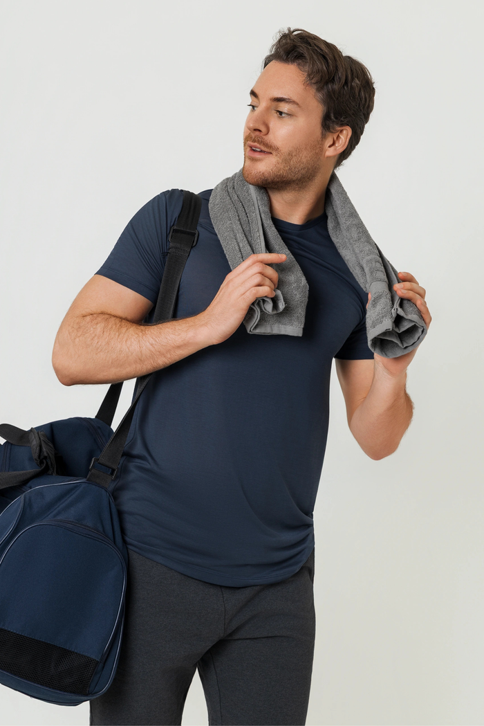Men's AER Natural Performance Tencel T-Shirt / Regular-Long