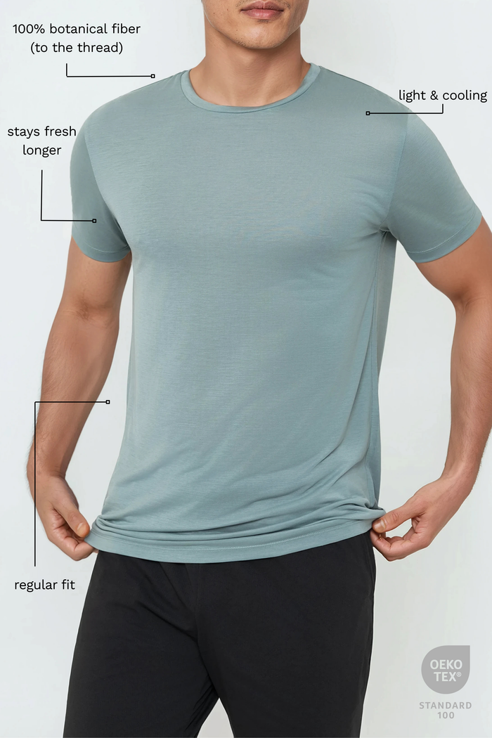 Men's AER Natural Performance Tencel T-Shirt / Regular-Long