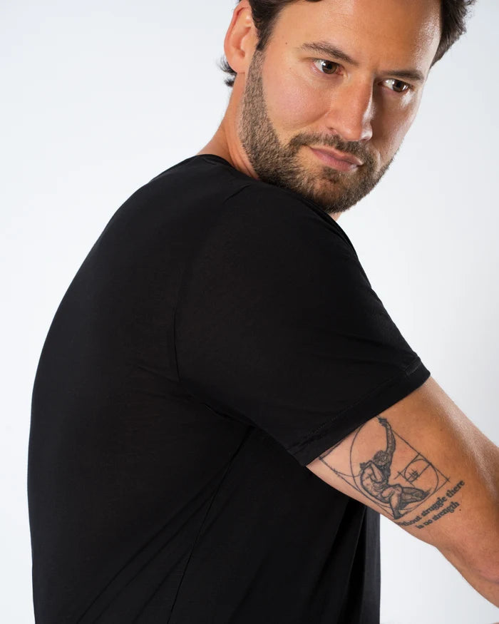Men's Natural Performance Tencel T-shirt / Extra Long - Archive