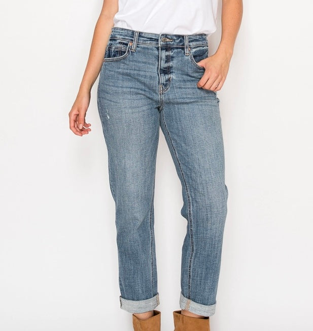 Mid Rise Modern  Boyfriend Jeans