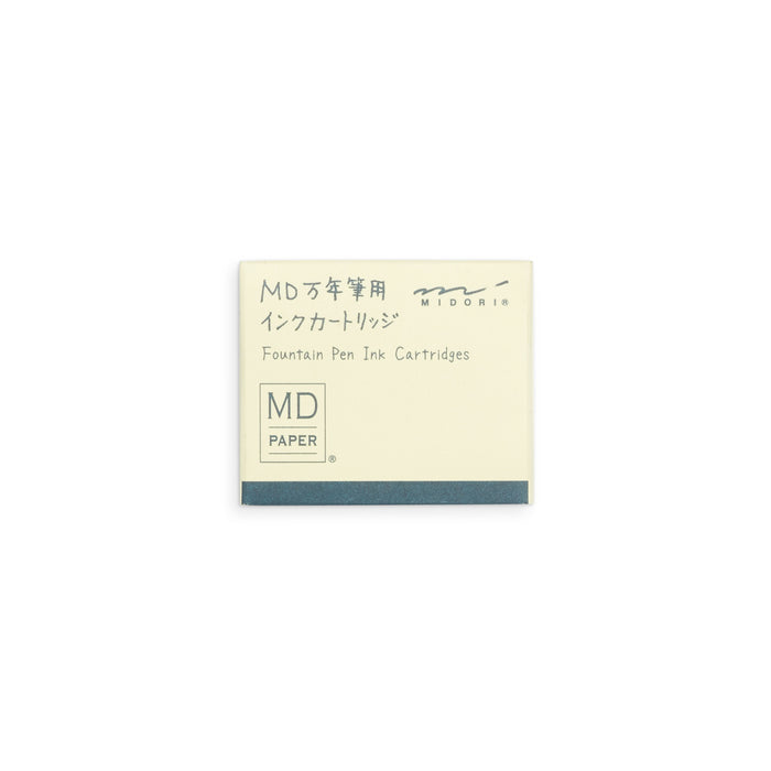 Midori Fountain Pen Cartridges - Blue Black
