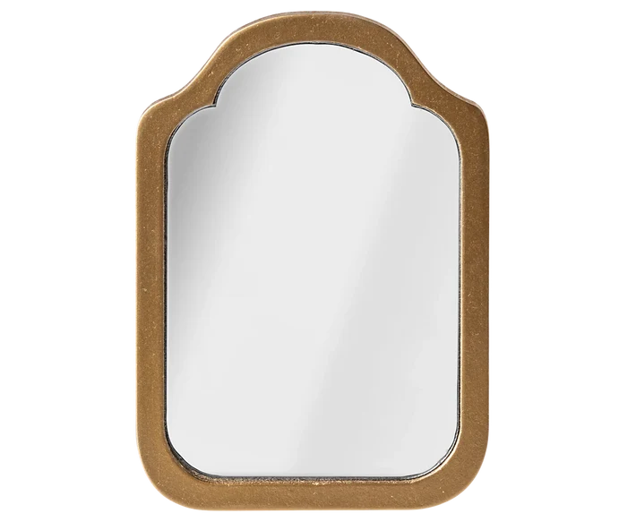 Miniature Gold Mirror