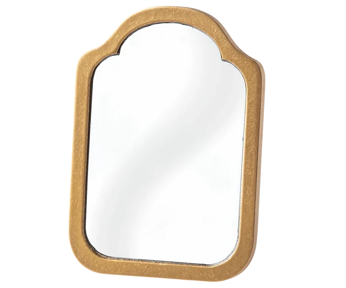 Miniature Gold Mirror