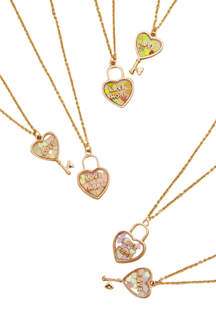 Mommy & Me Heart & Key Necklaces