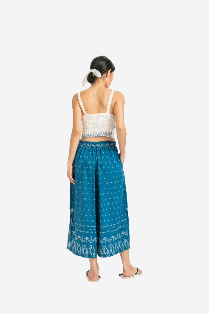 ”Mosaik” - Two Buttons Midi Pants