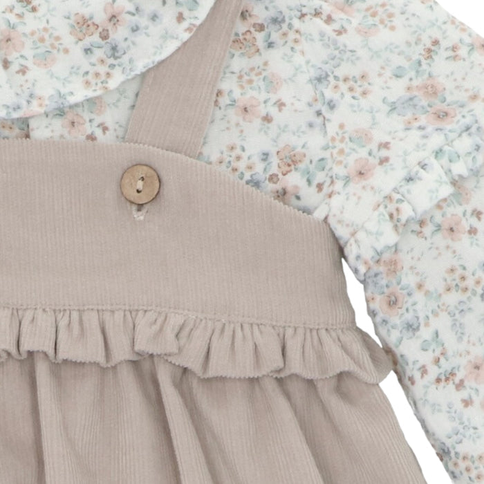 Moss Mint Girl 2-piece Overall Set