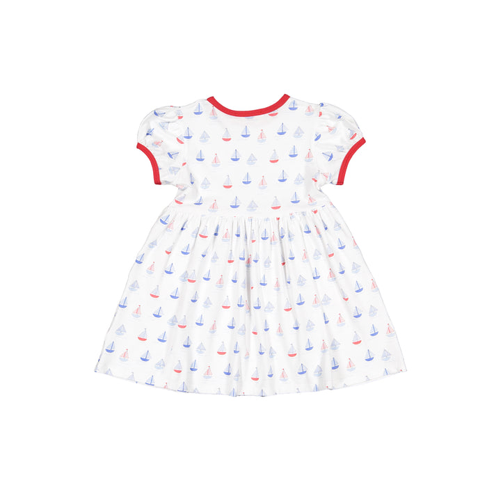 Nautical Sailing A-Line Dress