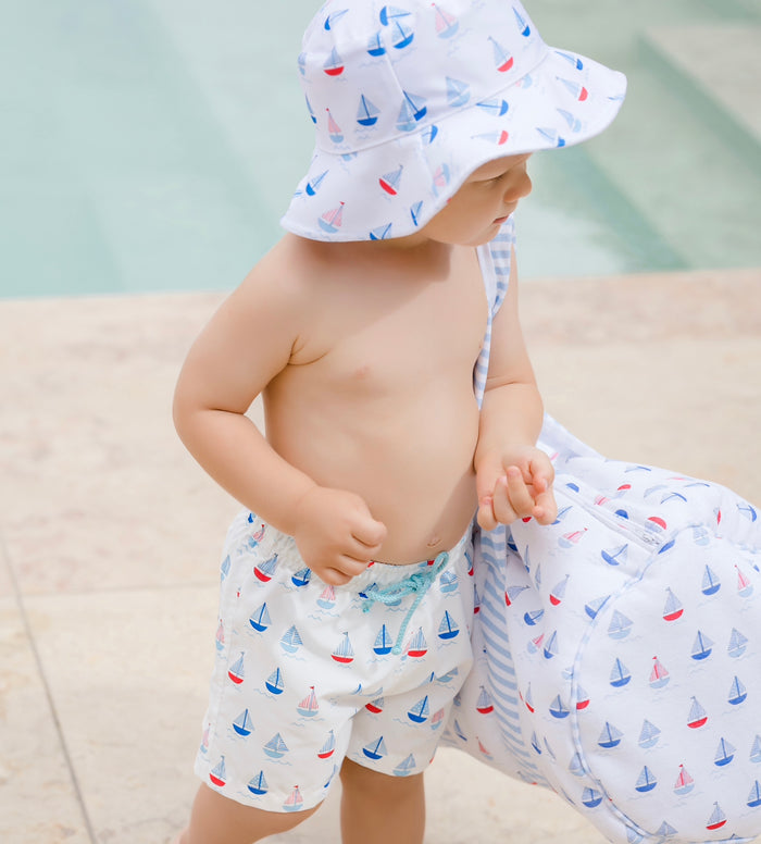 Nautical Sailing Lycra Sunny Hat