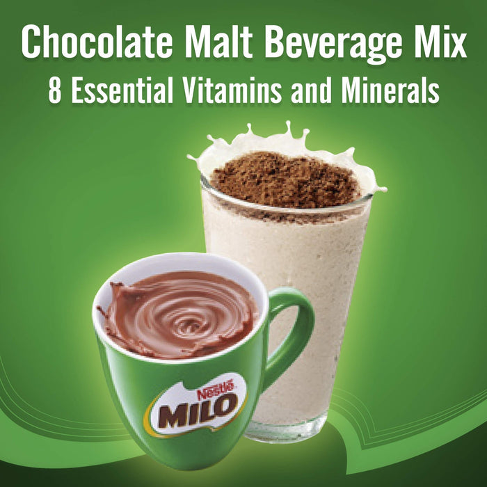 NESTLÉ MILO Chocolate Malt Beverage Mix, 3.3 Pound Can (1.5kg) | Fortified Powder Energy Drink - Yado African & Caribbean Market