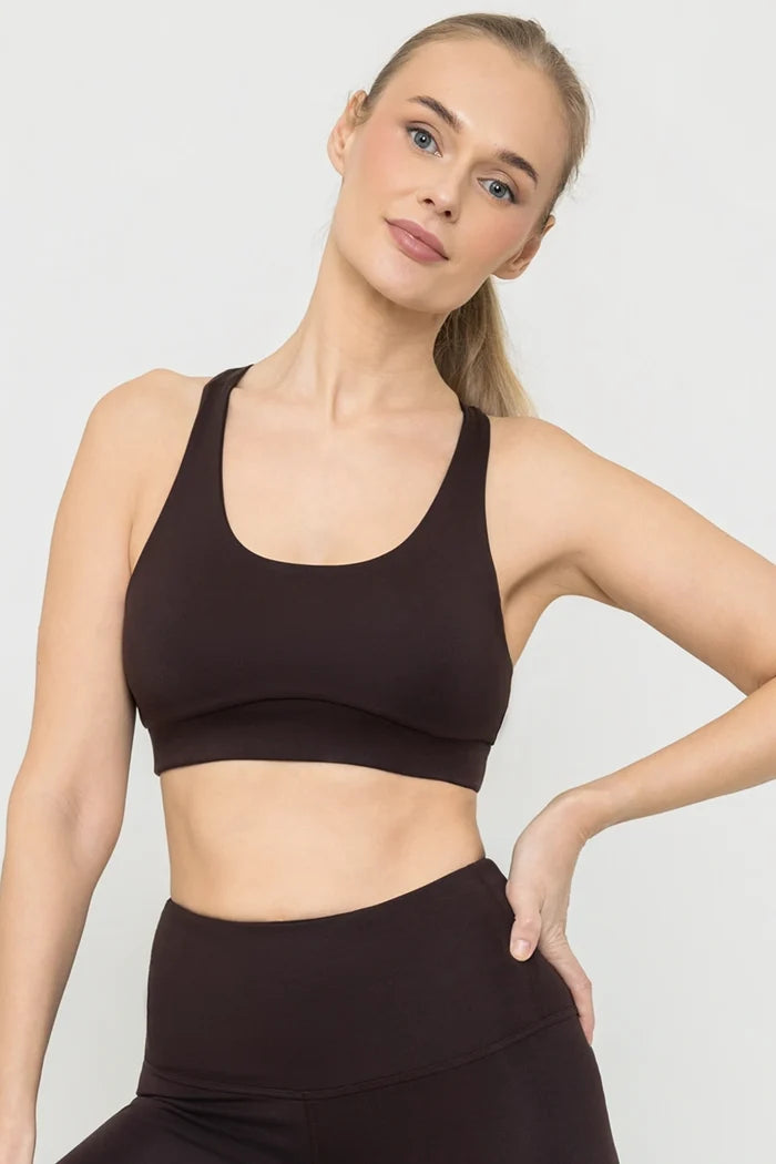 Tencel Sports Bra Terra Brown