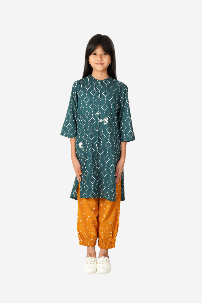 "Nitik Ayam" - Kids Baju Panjang