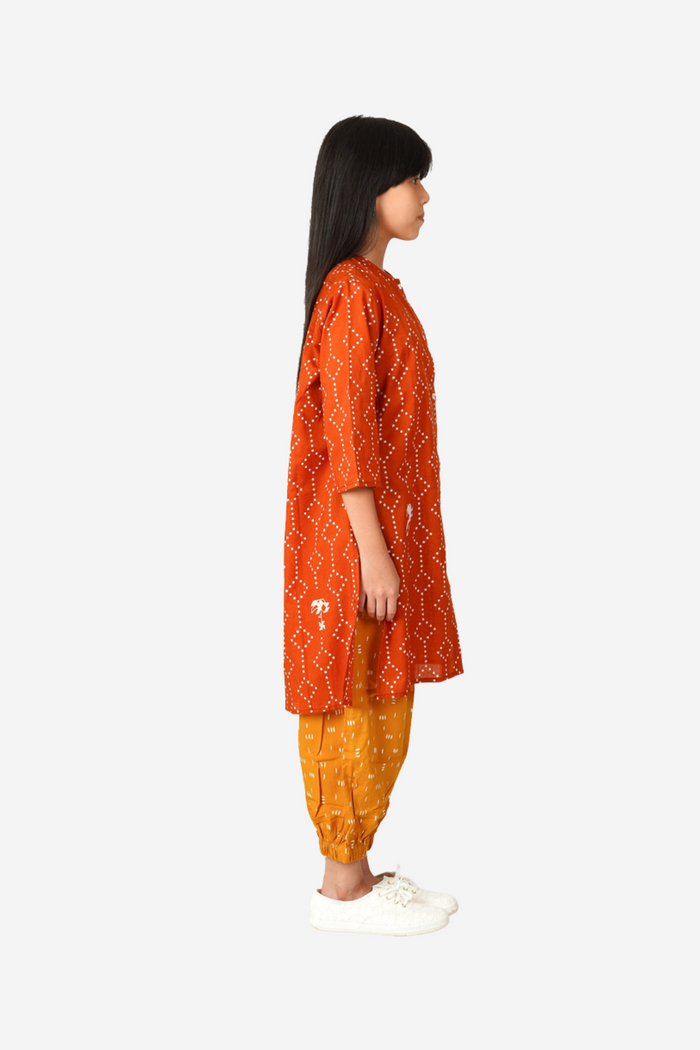 "Nitik Ayam" - Kids Baju Panjang