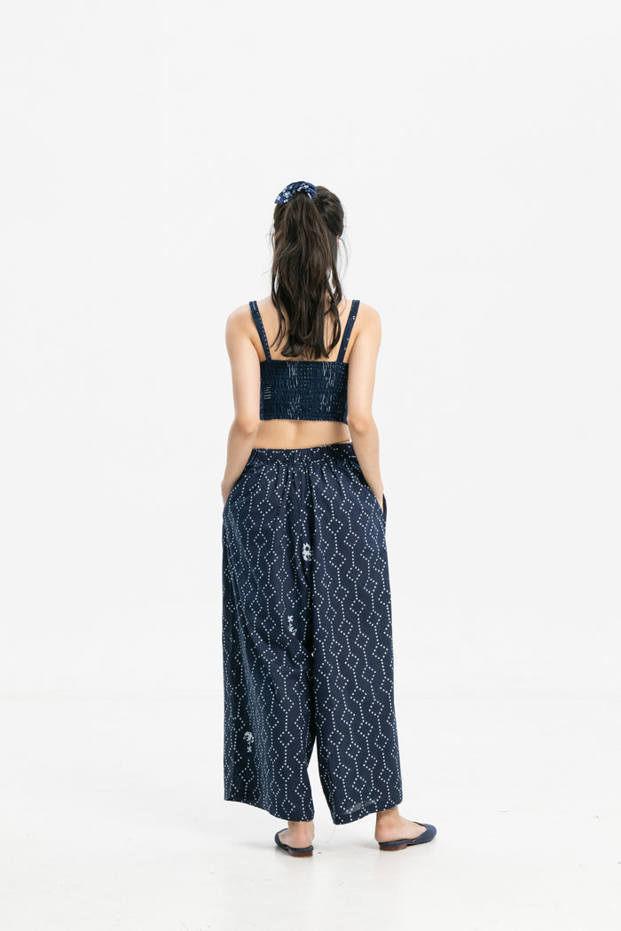 "Nitik Ayam" - Plant-based Dye Two Buttons Maxi Pants