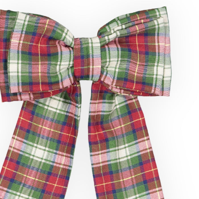 North Pole Tartan XL Big Hair Clip