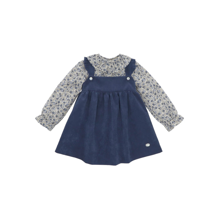 Nuit Floral Girl 2-piece Overall Set