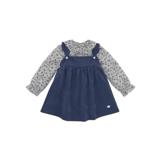Nuit Floral Girl 2-piece Overall Set