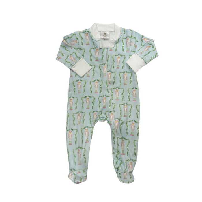 Nutcracker Pastel Baby Boy Footie Babygrow