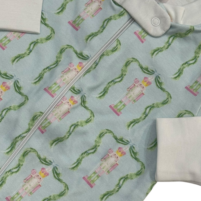 Nutcracker Pastel Baby Boy Footie Babygrow