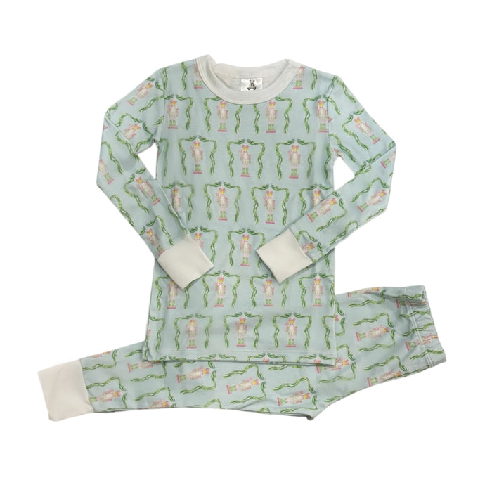 Nutcracker Pastel Xmas Boys 2-pc PJ Pajamas