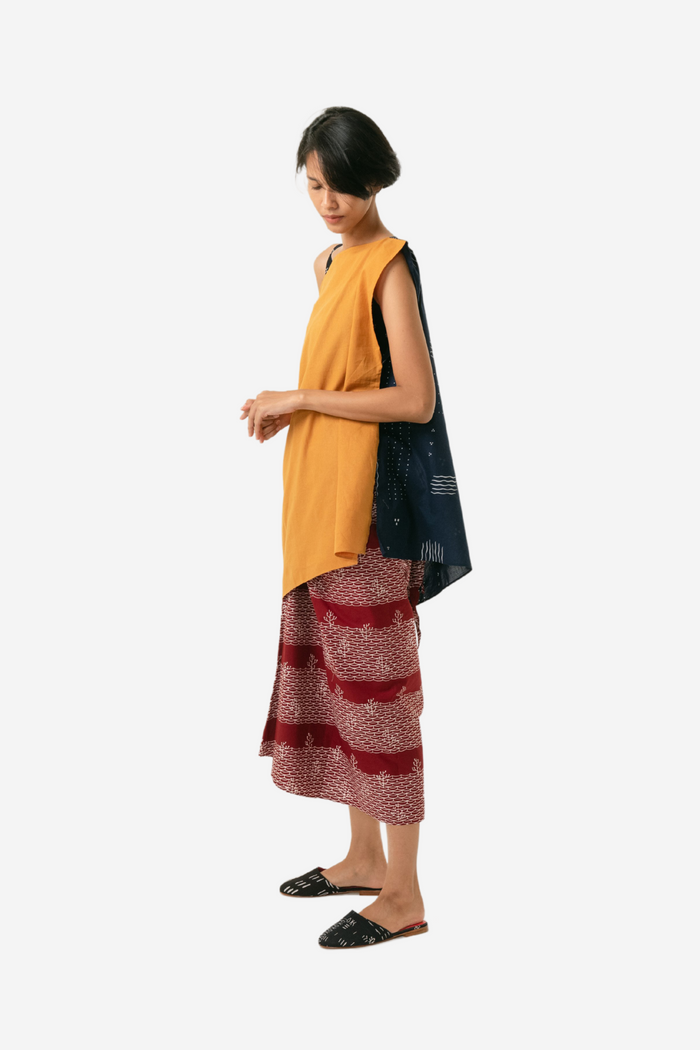 "Ombak Laut" - Boxy Top