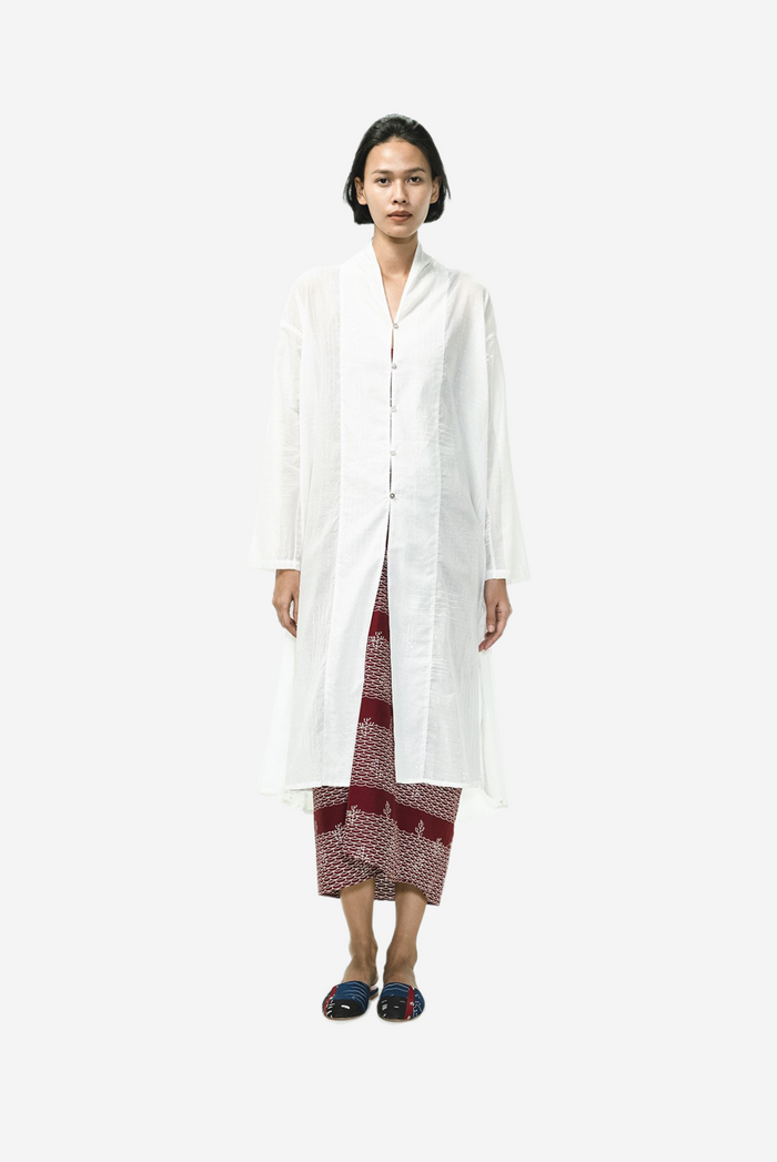 "Ombak Laut" - Kebaya Panjang See-Through