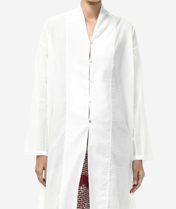 "Ombak Laut" - Kebaya Panjang See-Through