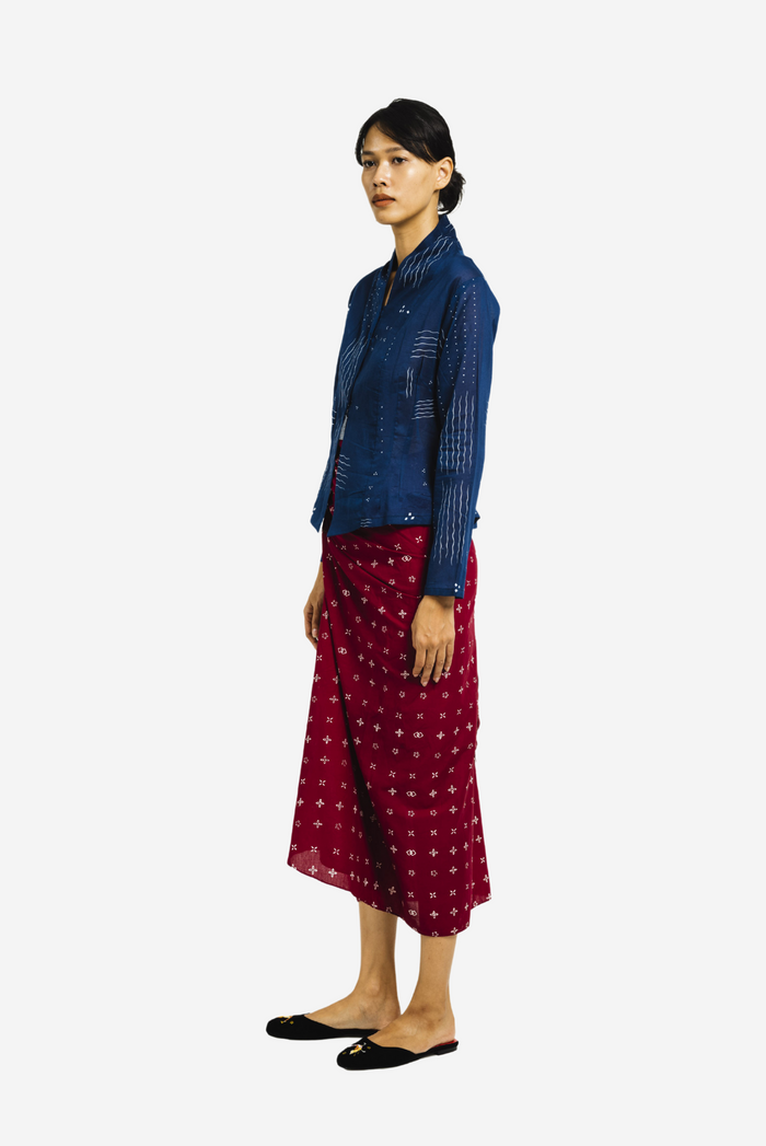 "Ombak Laut" - Kebaya Pendek