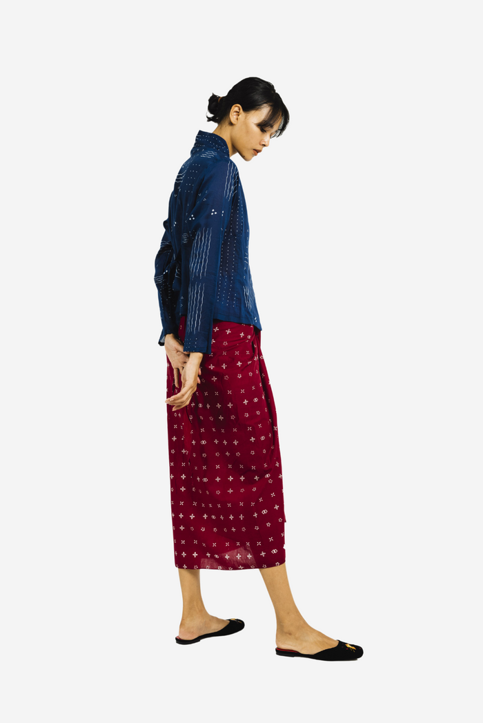 "Ombak Laut" - Kebaya Pendek