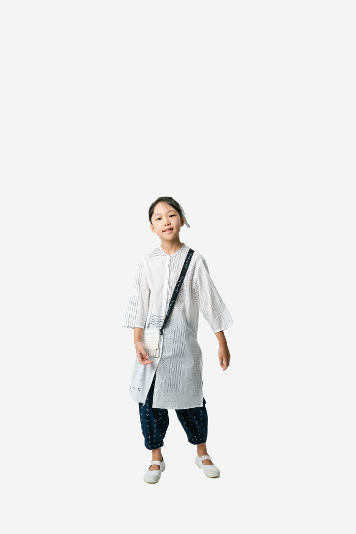 "Ombak Laut" - Kids Baju Panjang