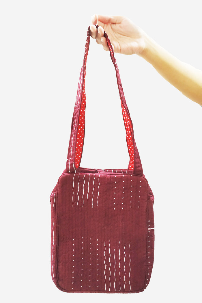 "Ombak Laut" - Quilted Bag