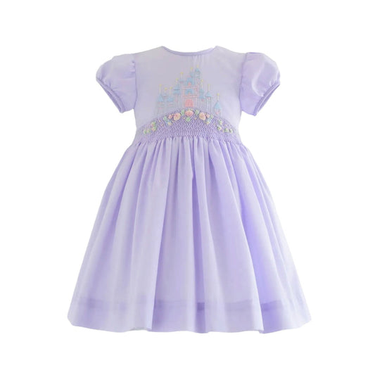 Once upon a time Lilac Handsmocked Dress