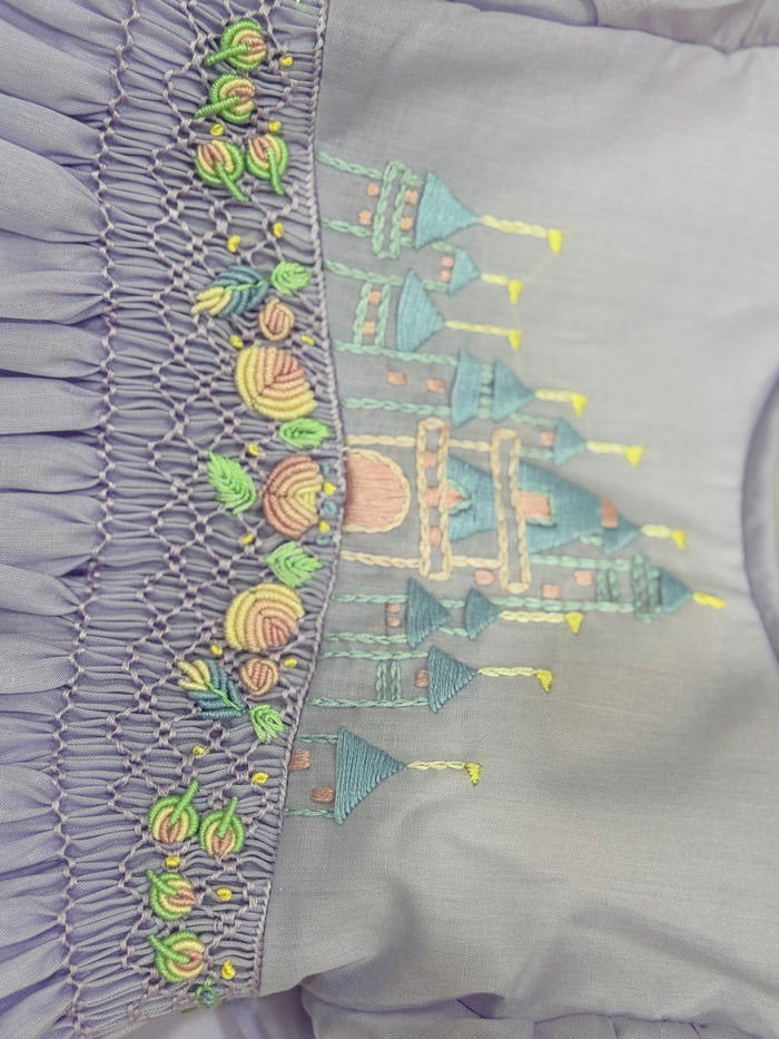 Once upon a time Lilac Handsmocked Dress