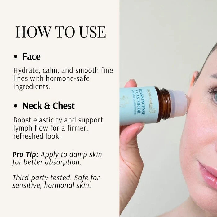 Organic Castor Oil Roll-on With Frankincense