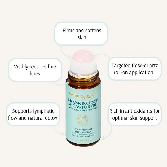Organic Castor Oil Roll-on With Frankincense