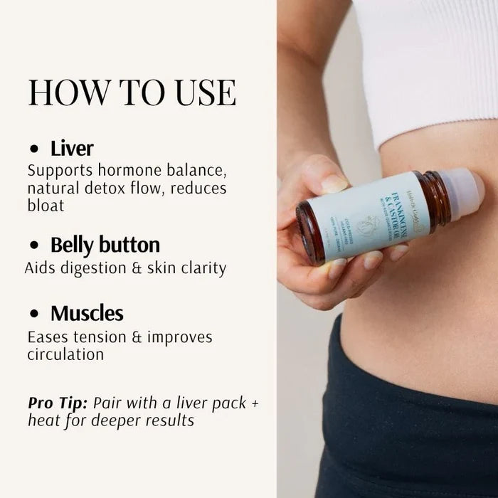 Organic Castor Oil Roll-on With Frankincense