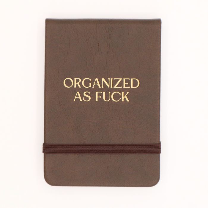 Organized as F*ck Leatherette Pocket Journal