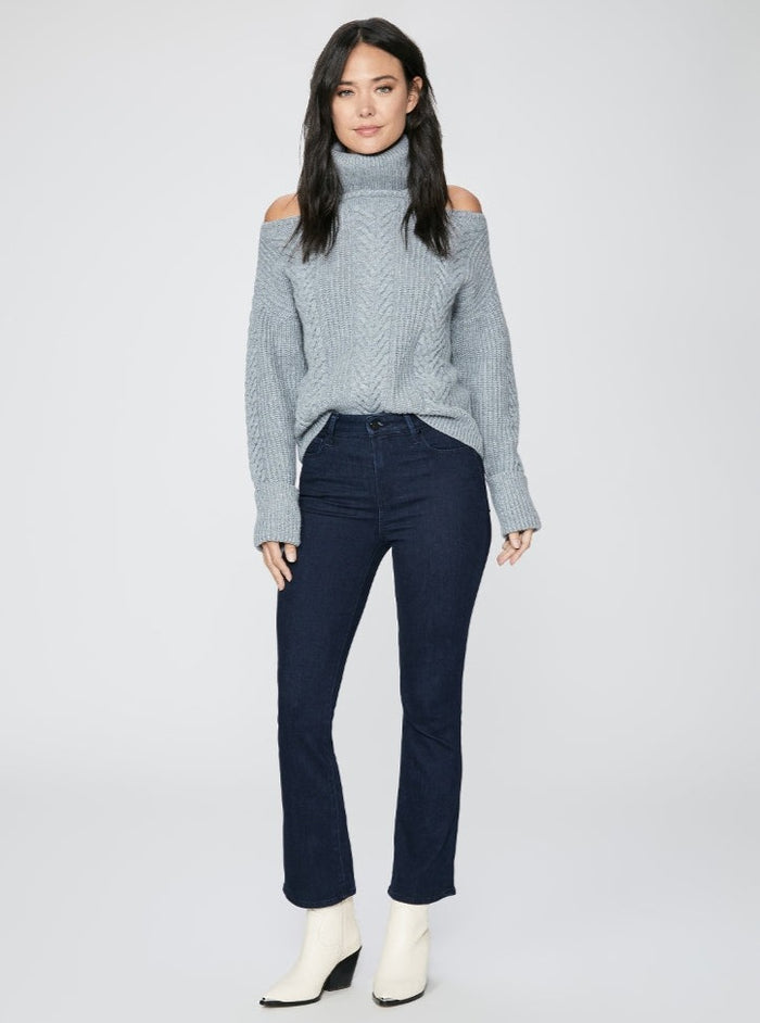 Paige Claudine High Rise Ankle Flare in Fidelity