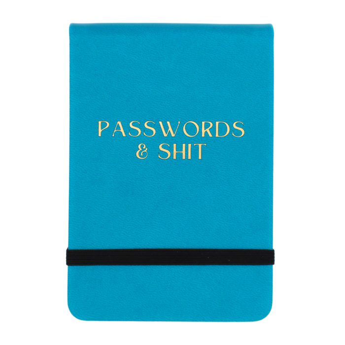 Passwords & Sh*t Leatherette Pocket Journal