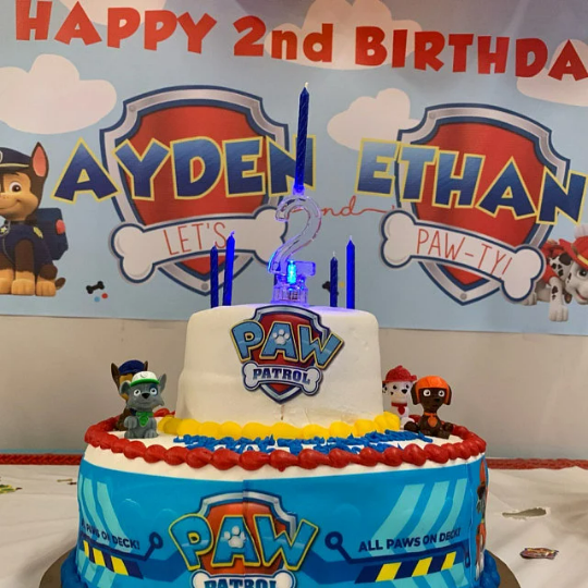 Personalized Paw Patrol Birthday Banner