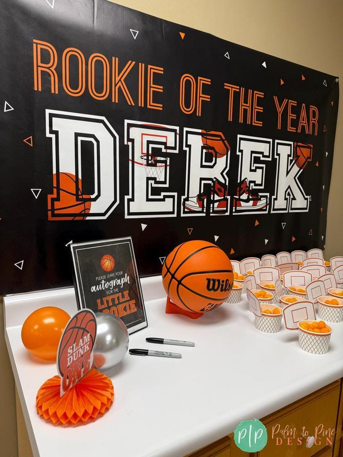 Personalized Basketball Banner