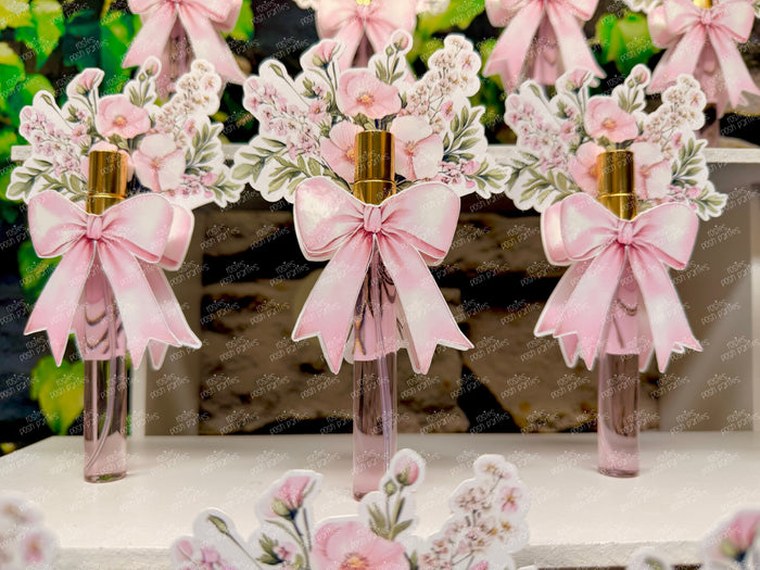 Personalized Floral Body Mist Favors | Birthday | Retirement Party, Anniversary, Party Guest Gift